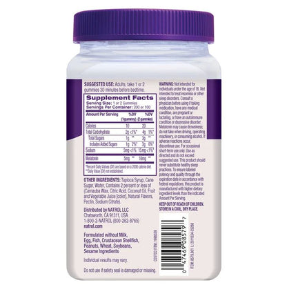 MELATONINA 10 MG X 200 GOMAS - NATROL
