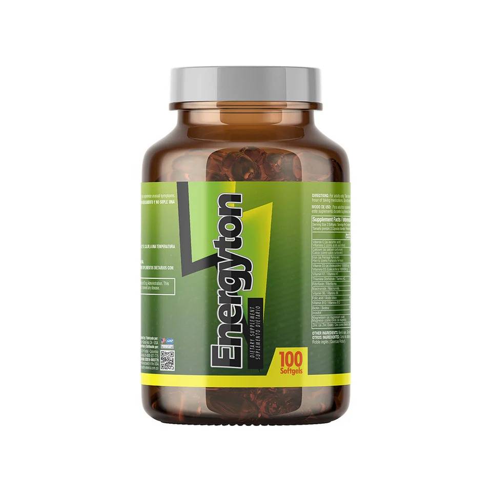 Energyton 100 Softgels enhance Physical And Mental Performance