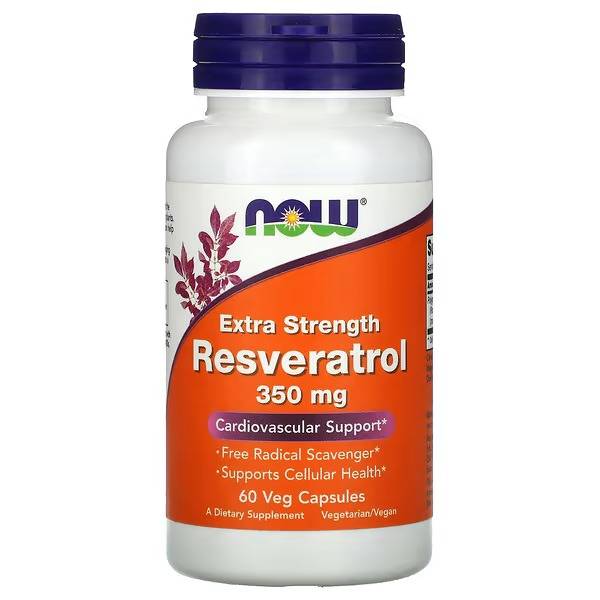 Resveratrol 350 mg / 60 Capsulas - NOW
