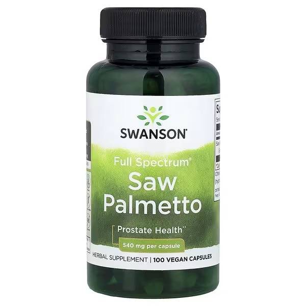 SAW PALMETTO 540 MG 100 CAPSULAS - SWANSON