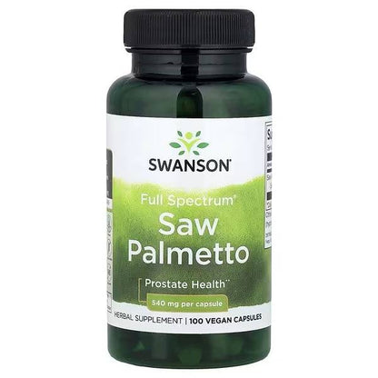 SAW PALMETTO 540 MG 100 CAPSULAS - SWANSON