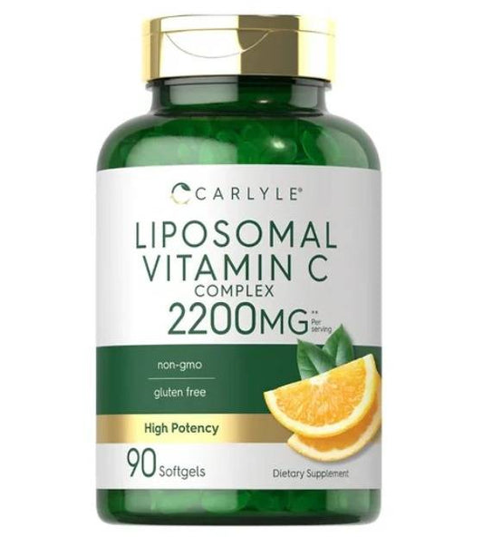 Vitamina C Liposomal Complex 2200 mg 90 Softgels - Carlyle