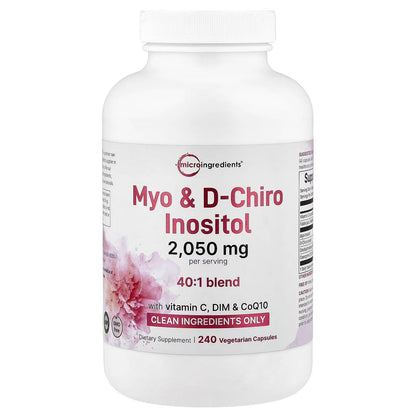 Myo & D-chiro Inositol 240 Cápsulas - Micro Ingredients