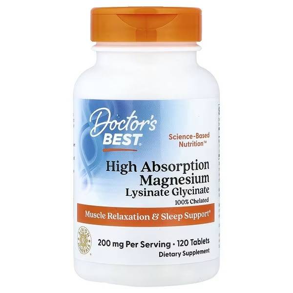 GLYCINATO DE MAGNESIO 200 MG X 120 TAB DR BEST