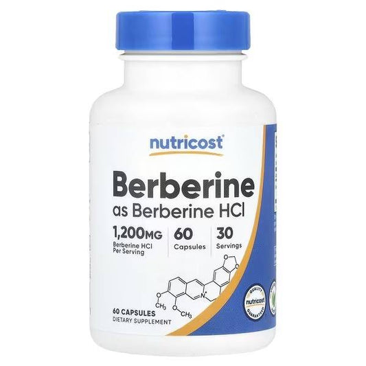 BERBERINE 1200 MG 60 CAPSULES NUTRICOST