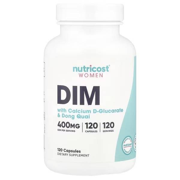 DIM 400 MG 120 CAPSULES NUTRICOST WOMEN