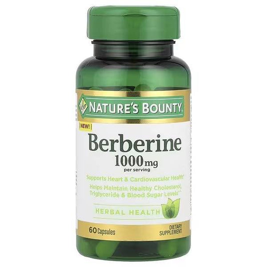 BERBERINE 1000 MG 60 CAPSULES NATUREÕS BOUNTY