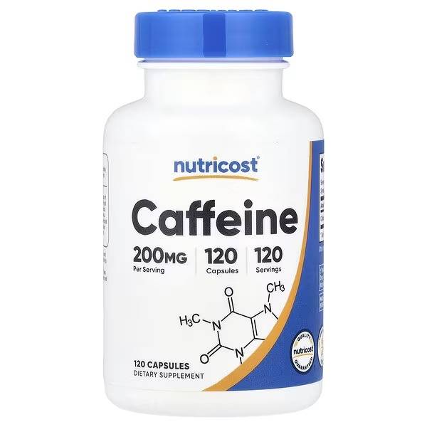 CAFEINA 200 MG X 120 CAP NUTRICOST
