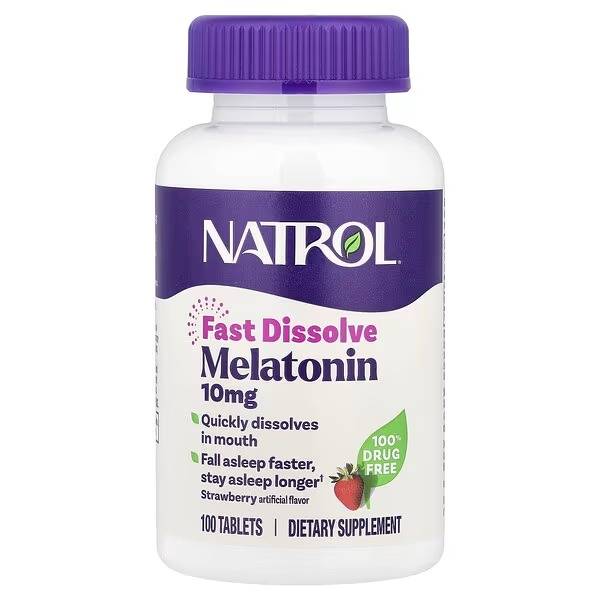 MELATONINA 10 MG 100 TABLETS NATROL