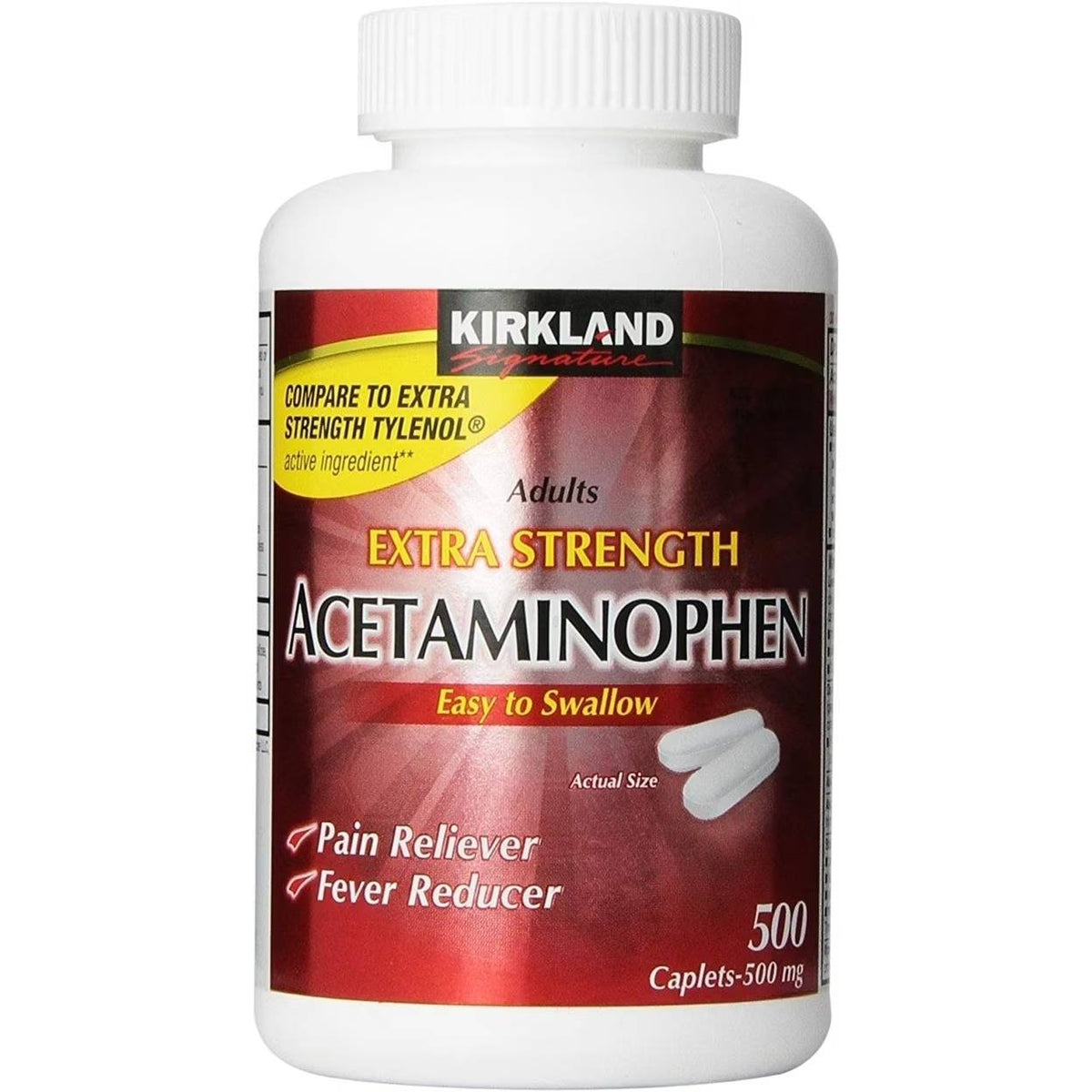 KIRKLAND ACETAMINOPHEN 500 MG EXTRA STRENGTH 500 CAPLETS PACK