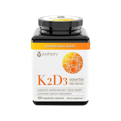 Vitamina D3 + K2 120 caps Youtheory