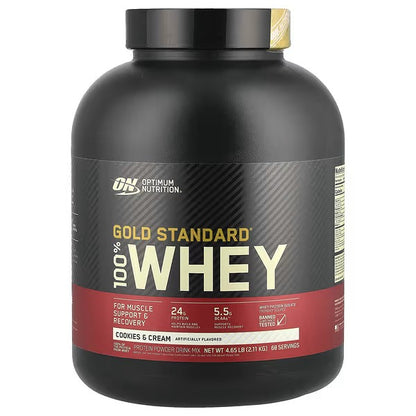 100% WHEY GOLD STANDARD 5 LBS COOKIES AND CREAM