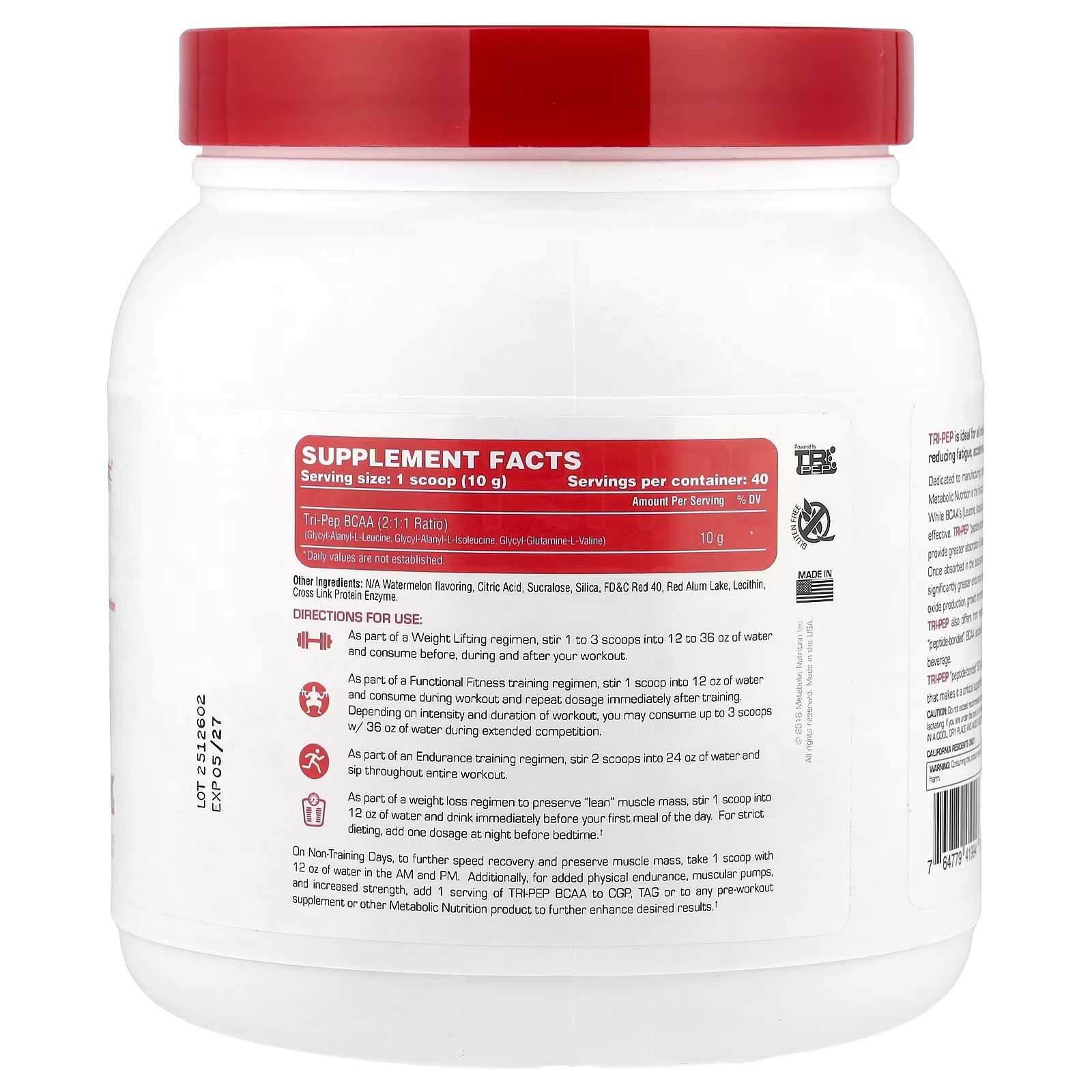 AMINOACIDOS TRI-PEP¨ METABOLIC WATERMELON