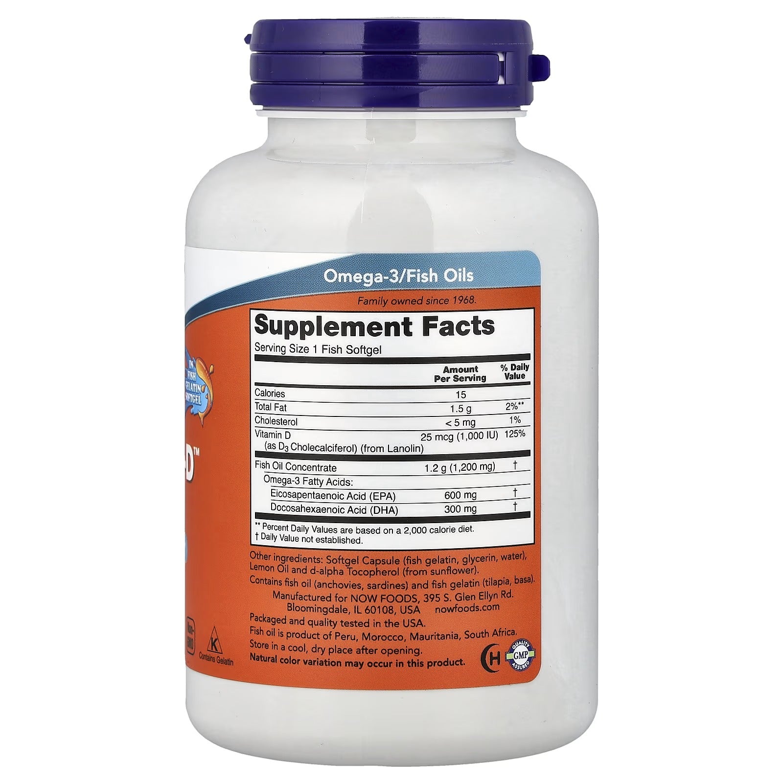 ULTRA OMEGA 3 WITH VITAMIN D-3 90 SOFTGELS NOW
