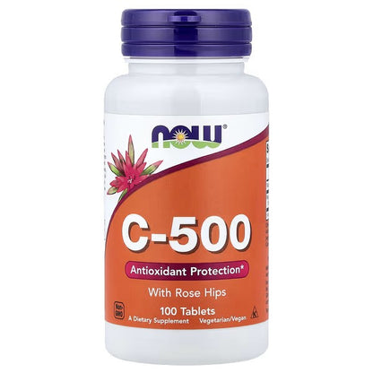 Vitamina C 500 mg NOW