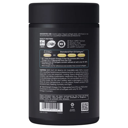 OMEGA 3 1.250 MG EPA 690 MG + DHA 310 MG X 150 CAPSULAS GEL SPORTS RESEARCH