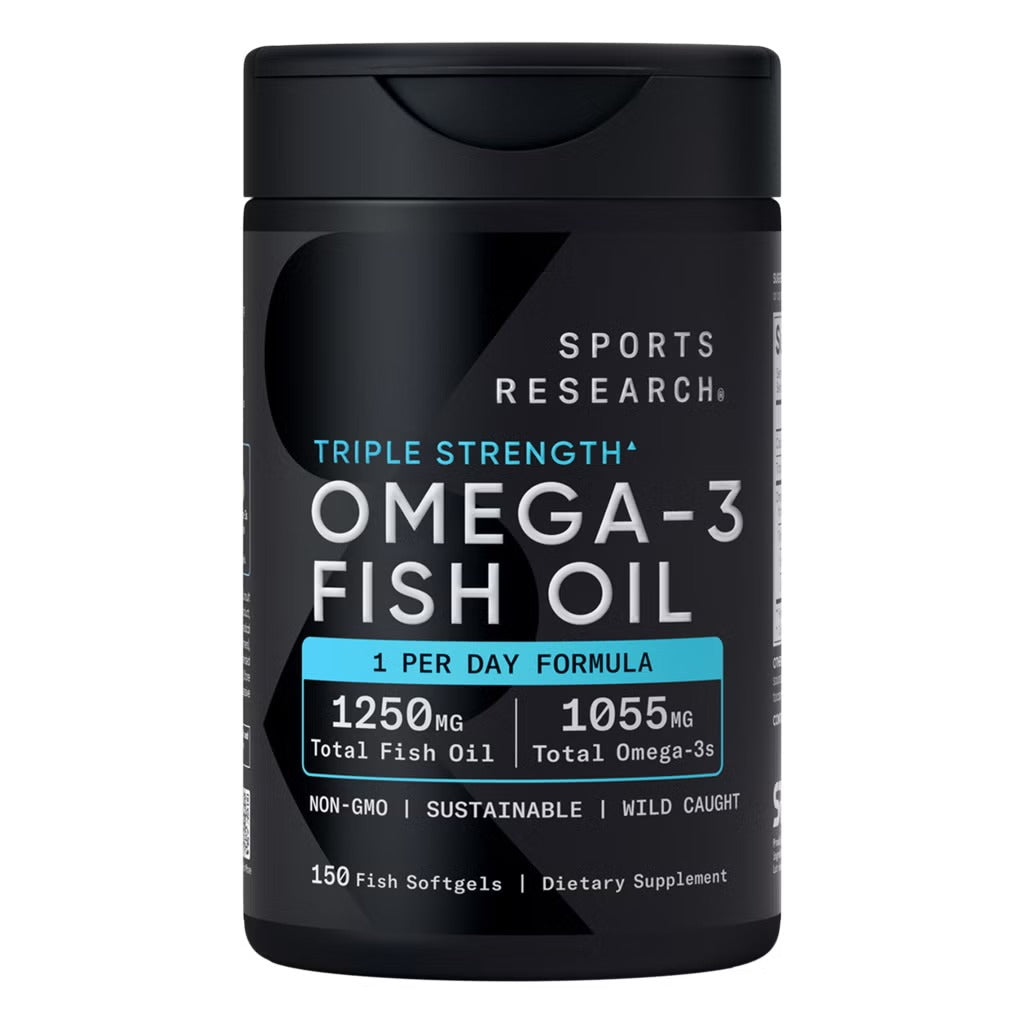 OMEGA 3 1.250 MG EPA 690 MG + DHA 310 MG X 150 CAPSULAS GEL SPORTS RESEARCH