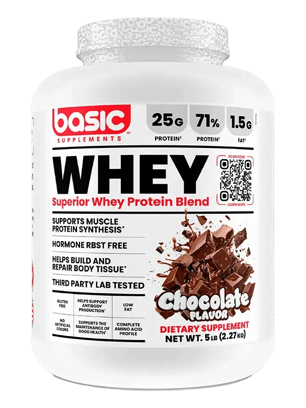 WHEY PROTEIN CHOCOLATE 5 LB - BASIC