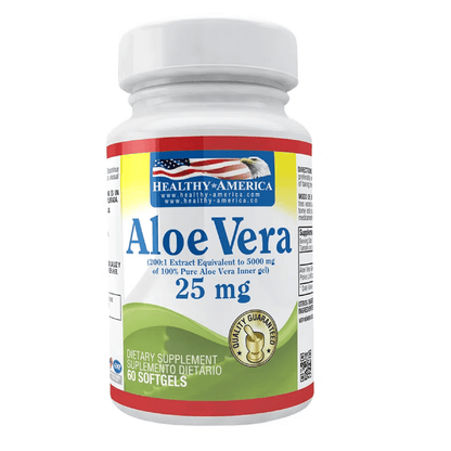 Aloe Vera Gels 25 mg 60 Softgels