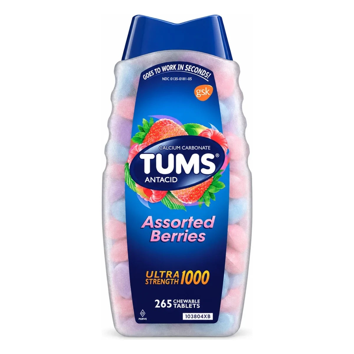 Antiácido 265 tabletas Tums