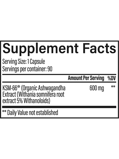 ASHWAGANDHA KSM-66 SIMPLY X 90CAPS
