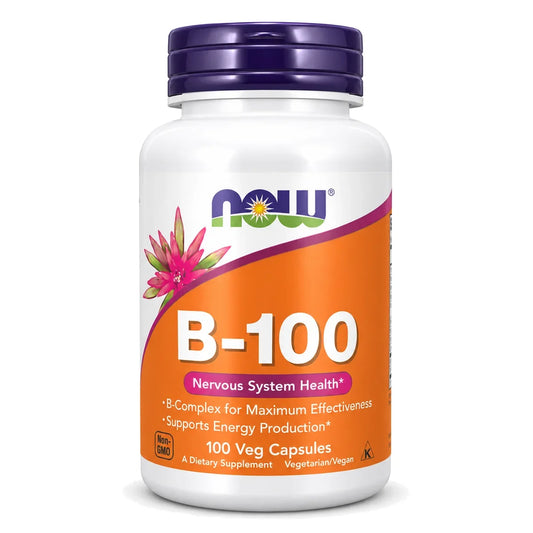 B-100 CÁPSULAS 100 - NOW FOODS