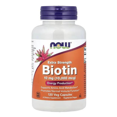 Biotin 10 mg NOW 120 caps