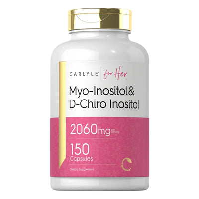 Myo y D Chiro Inositol 2060 mg x 150 cápsulas - Carlyle