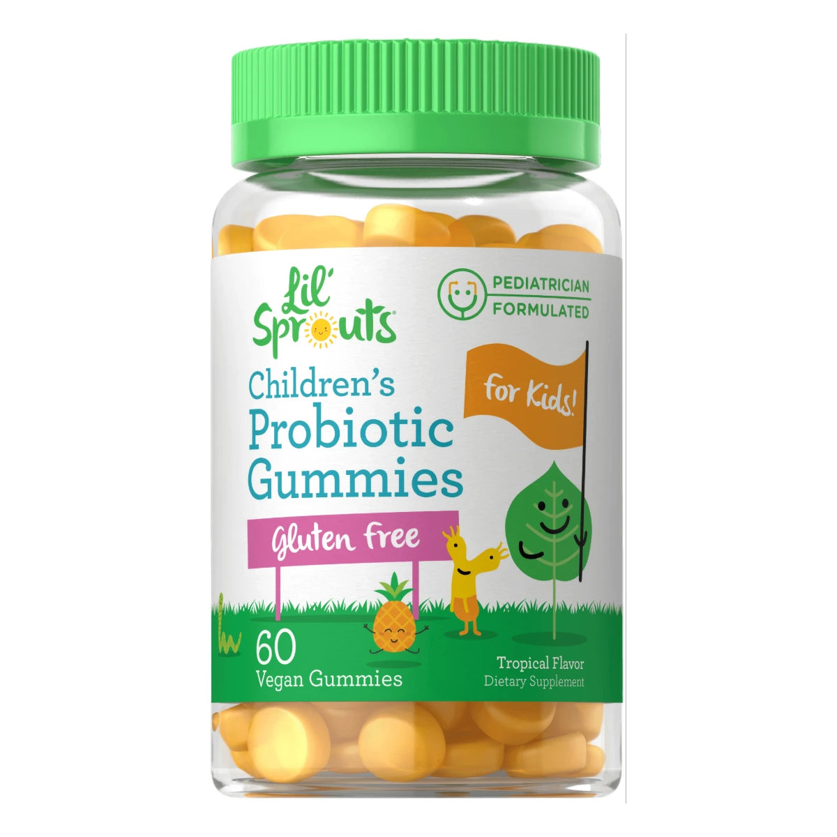 Children’s Probiotic Gummies 60 Vegan Gummies Carlyle Lil’sprouts