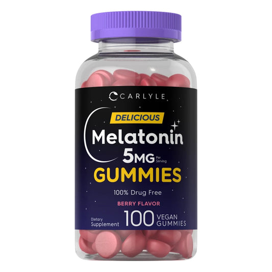Melatonina 5 mg x 100 gomas Carlyle