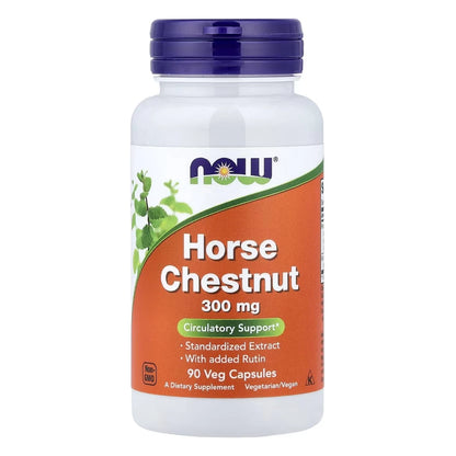 Castaño de Indias Horse Chestnut 300 mg 90 vcaps NOW