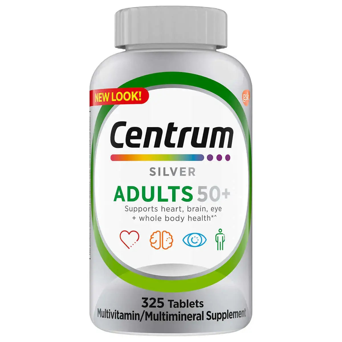 Centrum Silver Adults 50+ 325 Tabletas - Centrum