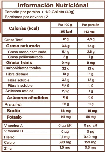GALLETA COCONUT ORANGE CON PROTEÍNA - ELEMENTAL