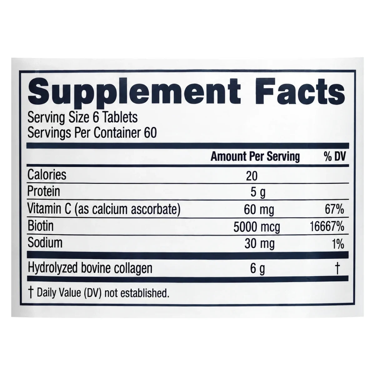 Colágeno + Vitamina C y Biotina 360 tabletas Neocell