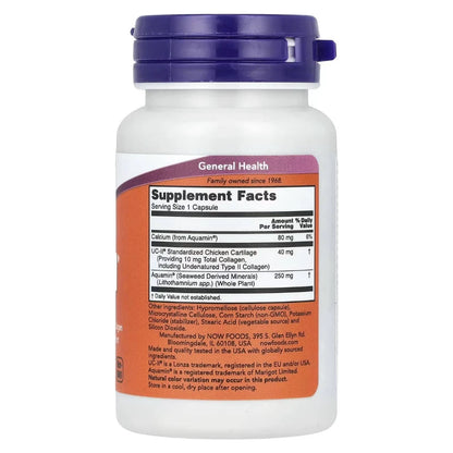 Collagen Uc-ii Type II 40 mg 60 caps NOW