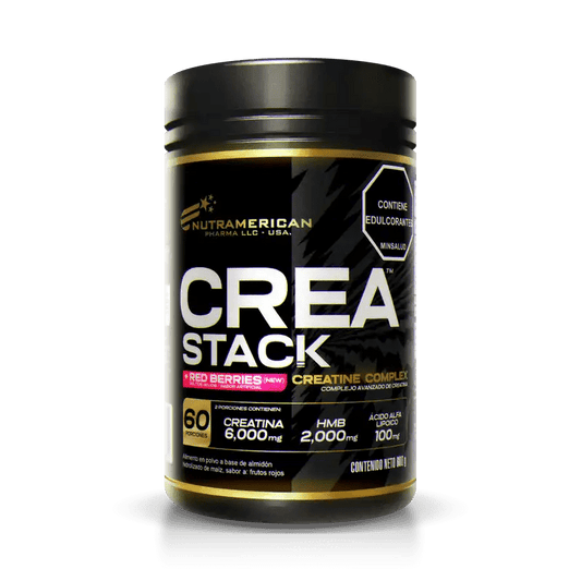 Crea Stack Frutos Rojos 600 g - Nutramerican Pharma