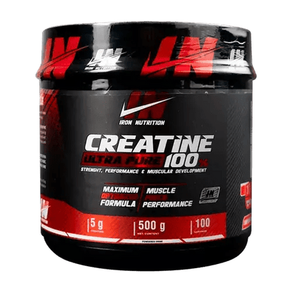 Creatina Iron Nutrition 500g 100 servicios