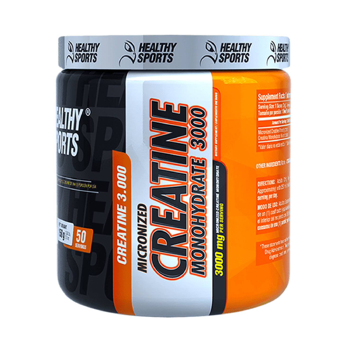 Creatine Monohydrate 150g 50 Servicios