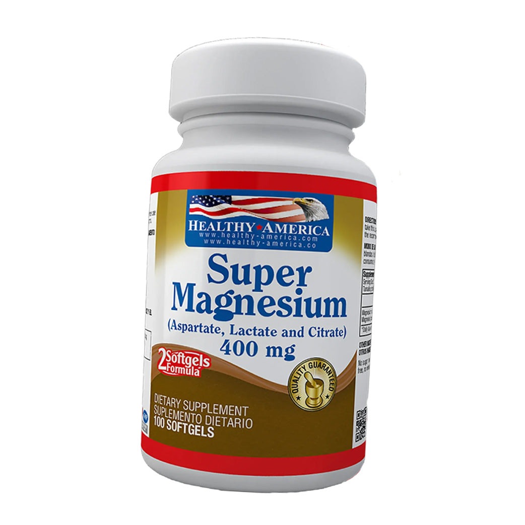 Super Magnesium 400mg 100 Softgels