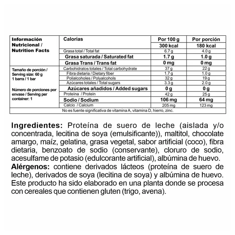 FIT BAR CHOCOLATE 720 G - NUTRAMERICAN PHARMA