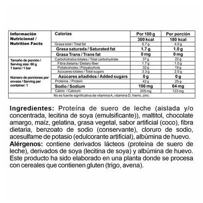 FIT BAR CHOCOLATE 720 G - NUTRAMERICAN PHARMA