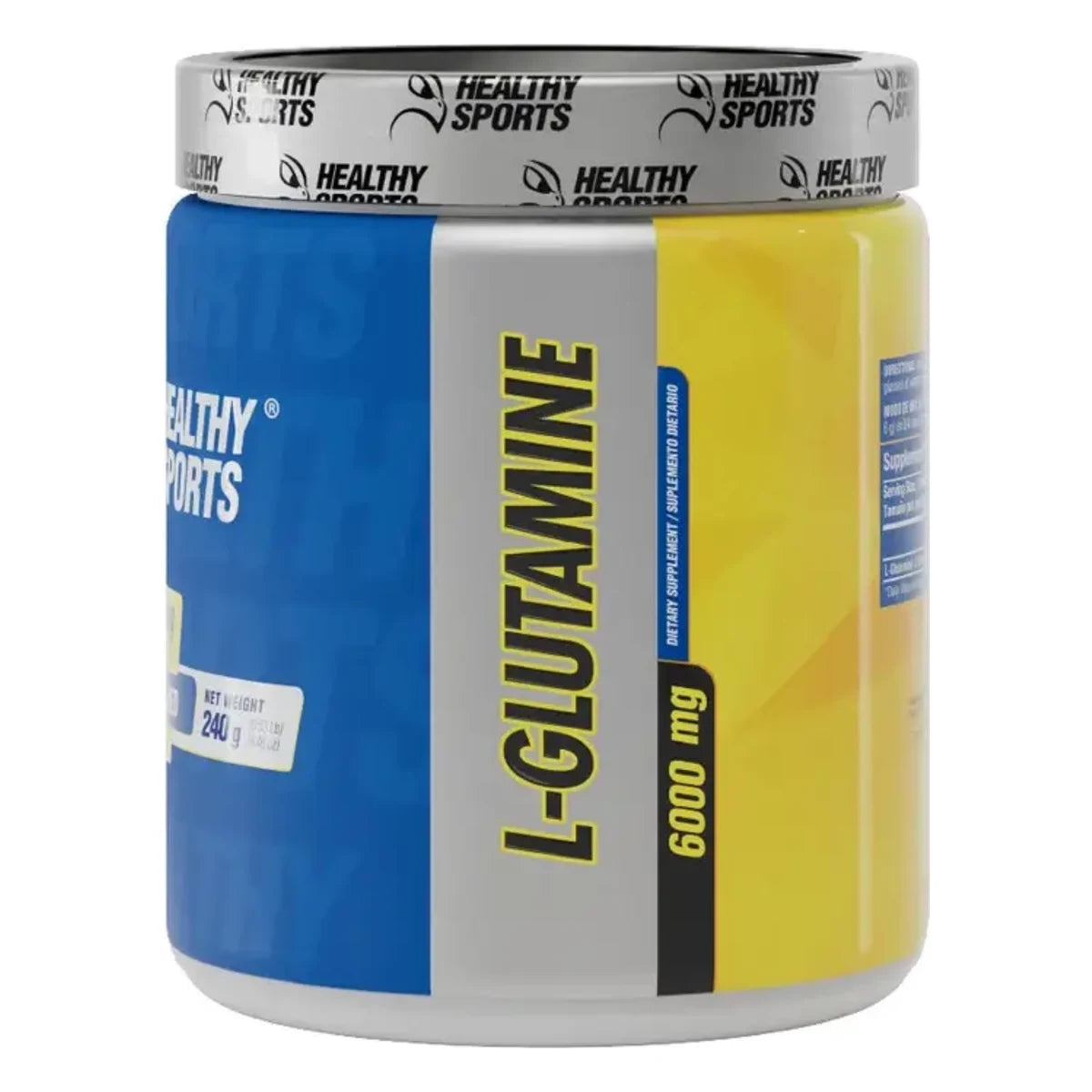 Glutamina 6 g 40 serv Unflavored Healthy America