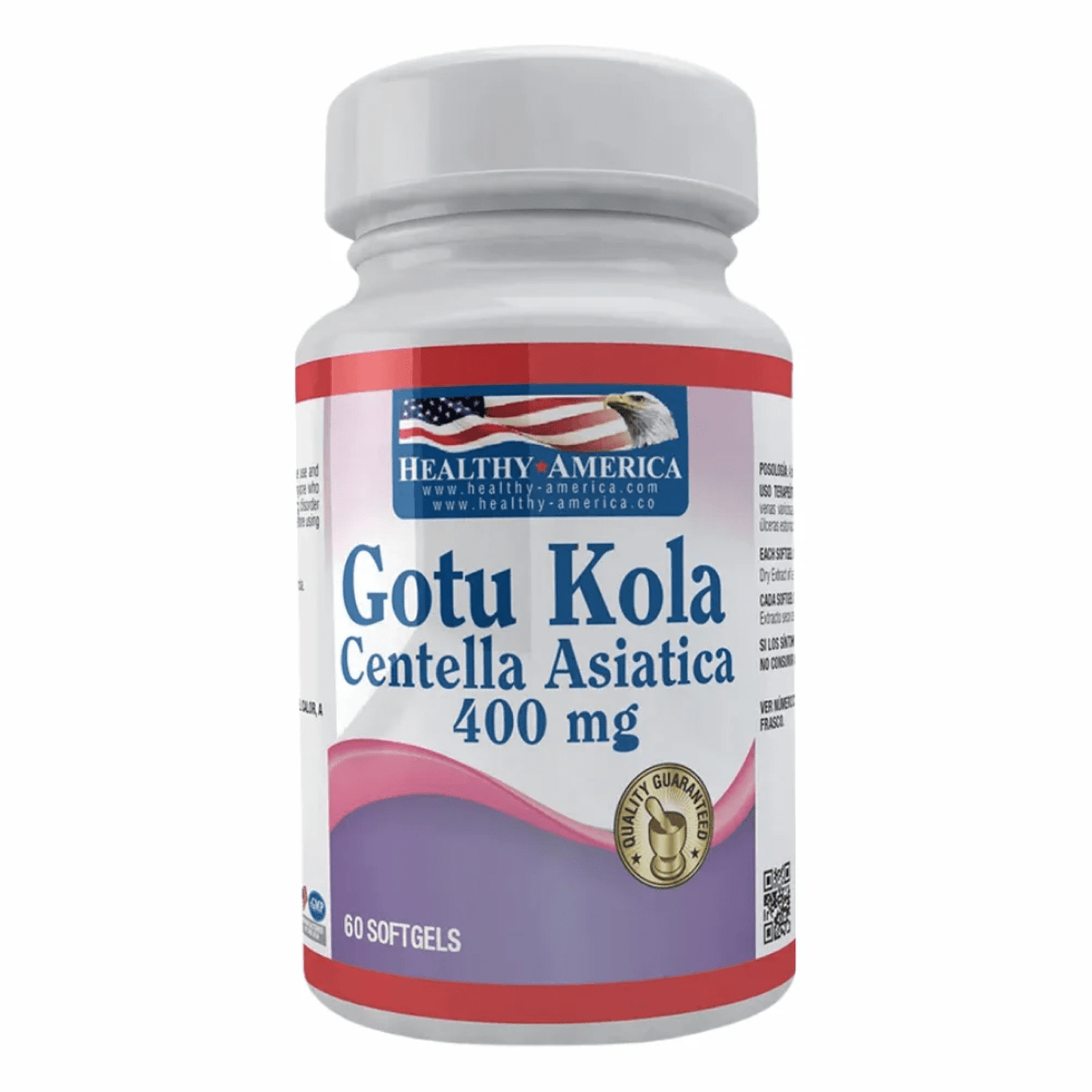 Centella Asiática Gotu Kola 400 mg 60 Softgels