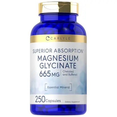 MAGNESIUM BISGLYCINATE 665 MG 250 CAPSULES CARLYLE