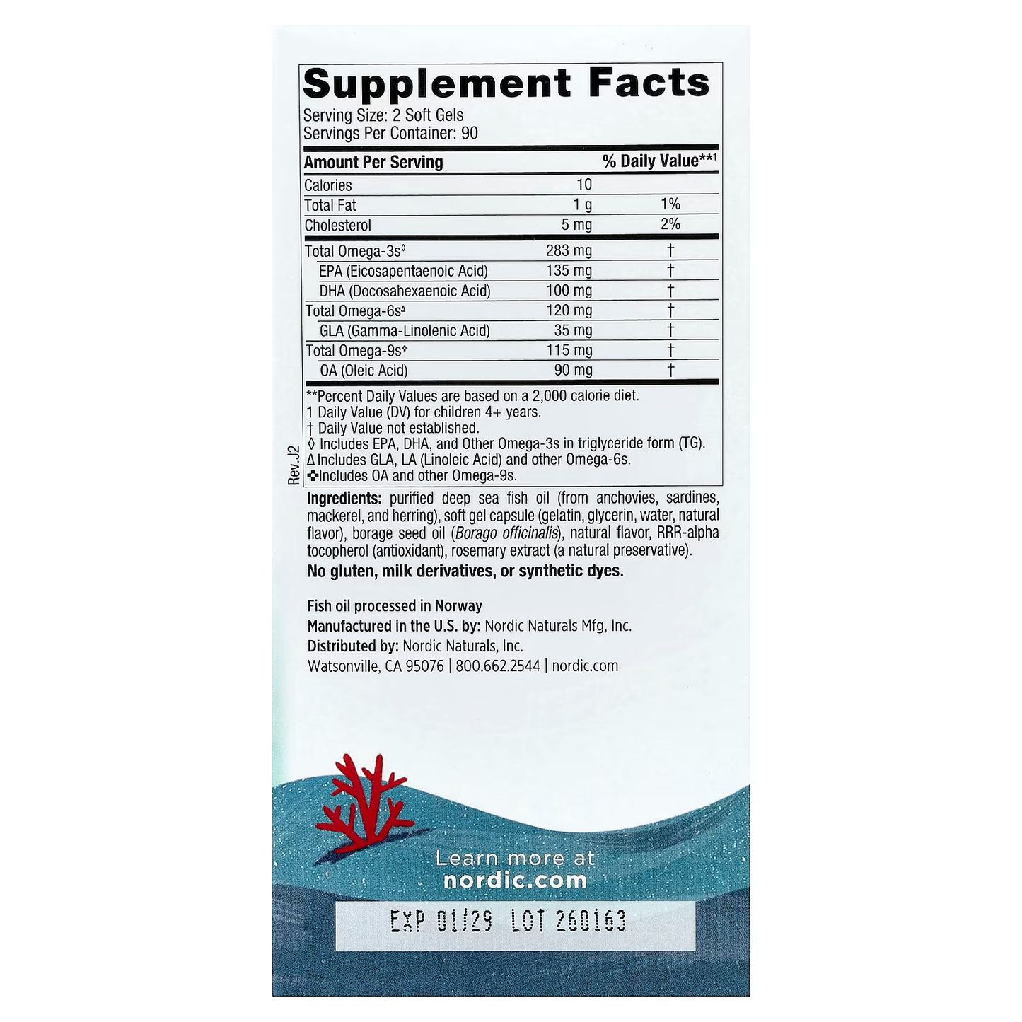 OMEGA COMPLETE JUNIOR MINI CAP GEL - NORDIC NATURALS