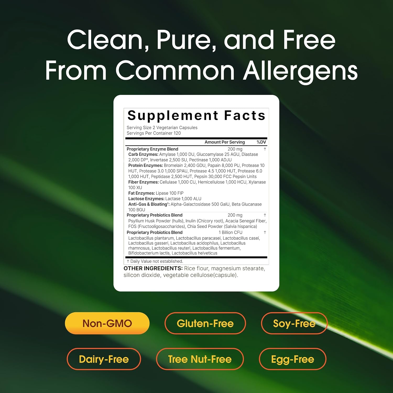 DIGESTIVE ENZYMES WITH PROBIOTICS AND PREBIOTICS 240 CAPS - NATUREBELL