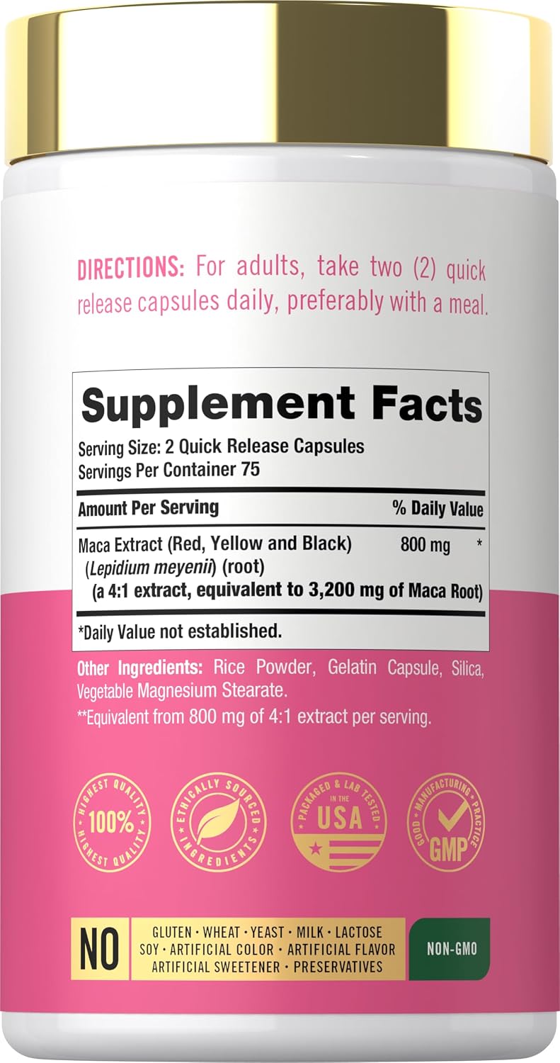 MACA WOMENS 150 CAPSULAS - CARLYLE