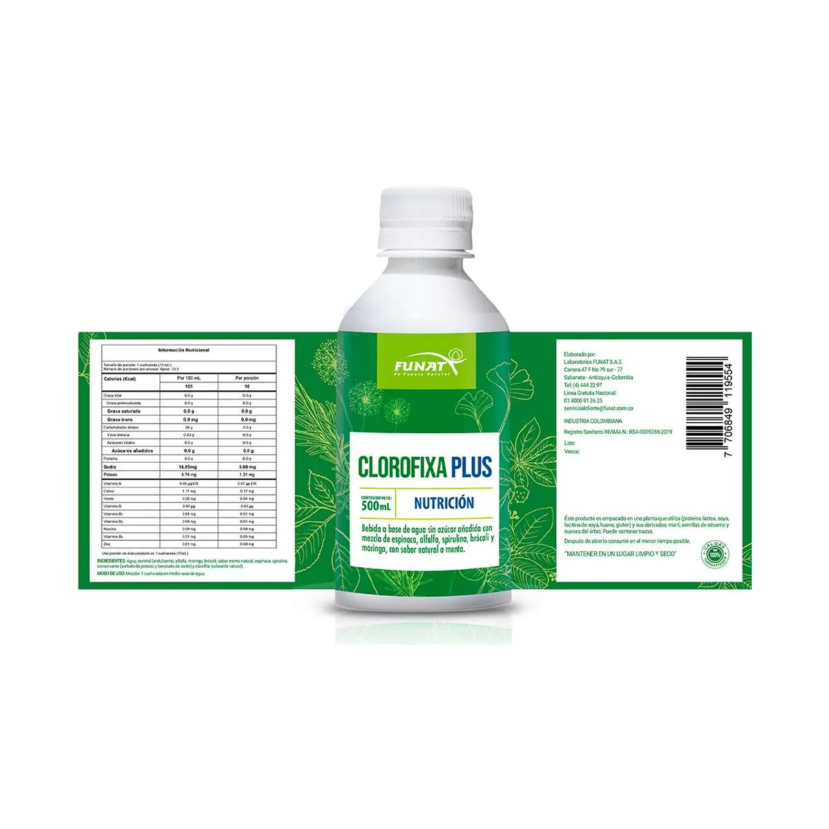 Clorofixa Plus 500 Ml - Fount