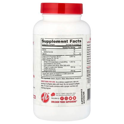 OMEGA 369 90 SOFTGELS - METABOLIC NUTRITION