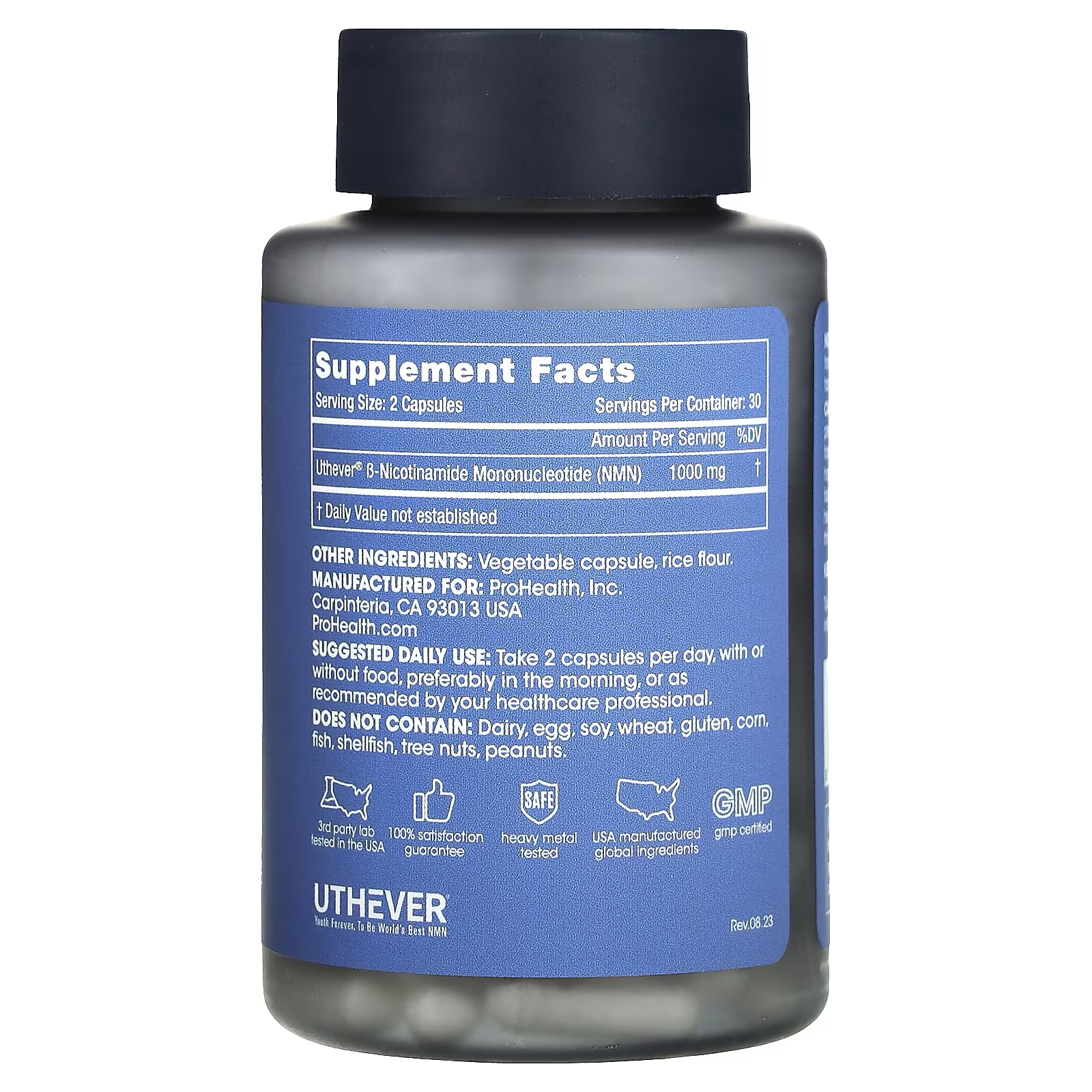 NMN PRO 1000 60 CAPS - PROHEALTH LONGEVITY